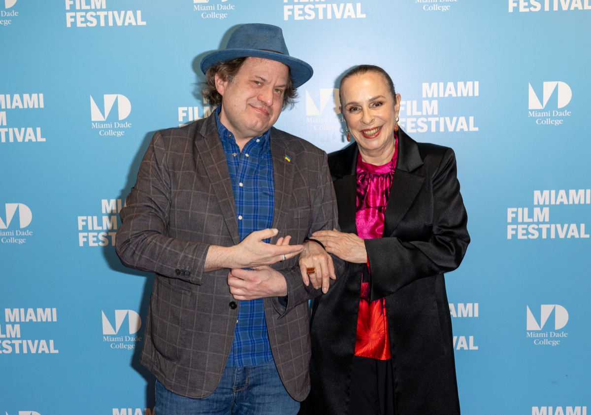Alina Fernández at the Miami Film Festival premiere